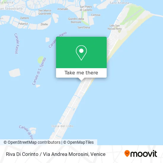 Corinth Pier / Andrea Morosini Street map
