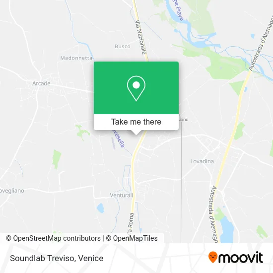 Soundlab Treviso map