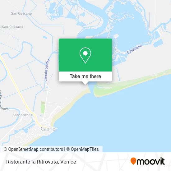 La Ritrovata Restaurant map