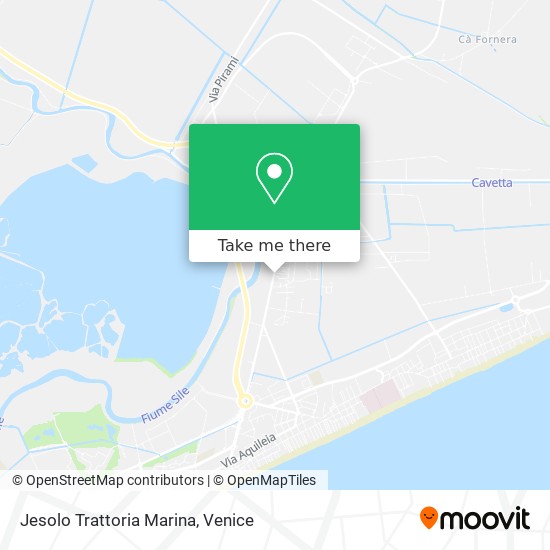 Jesolo Trattoria Marina map