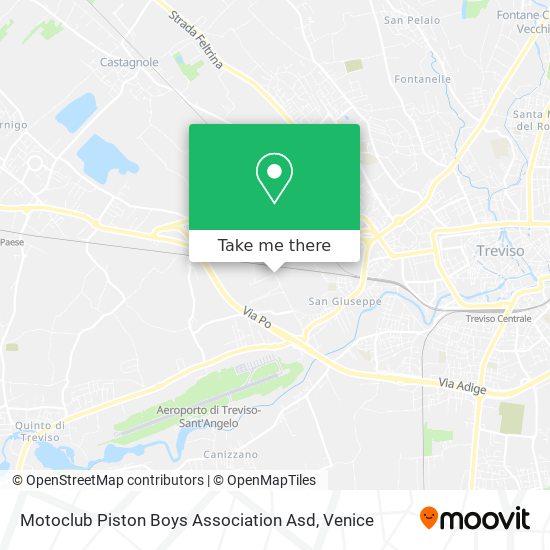 Motoclub Piston Boys Association Asd map