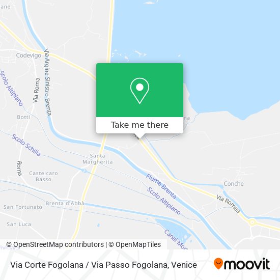 Via Corte Fogolana / Via Passo Fogolana map