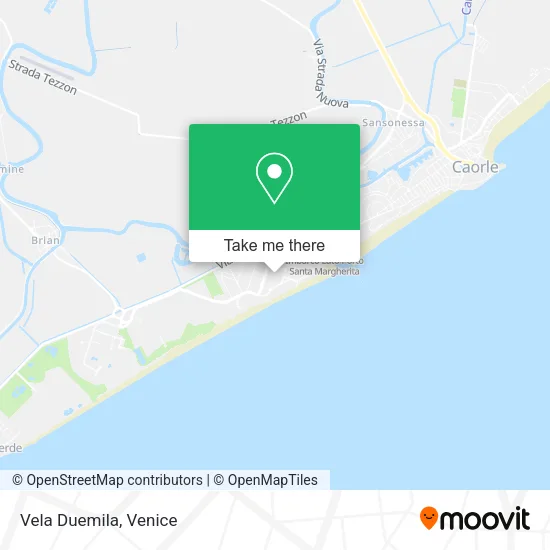 Vela Duemila map