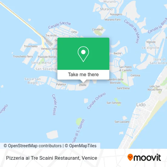 Pizzeria ai Tre Scaini Restaurant map