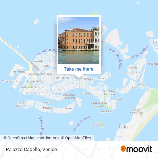 Palazzo Capello map