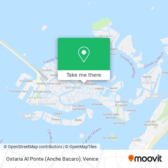 Ostaria Al Ponte (Anche Bacaro) map