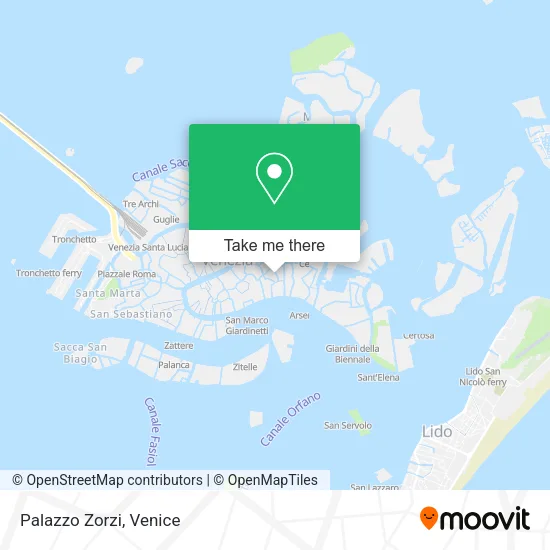 Palazzo Zorzi map
