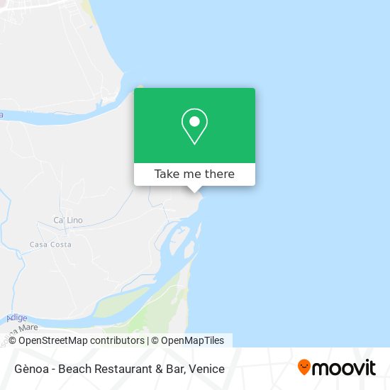 Gènoa  -  Beach Restaurant & Bar map