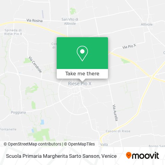 Scuola Primaria Margherita Sarto Sanson map