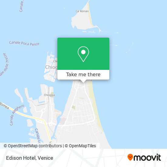 Edison Hotel map