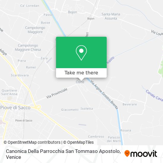 Canonica Della Parrocchia San Tommaso Apostolo map