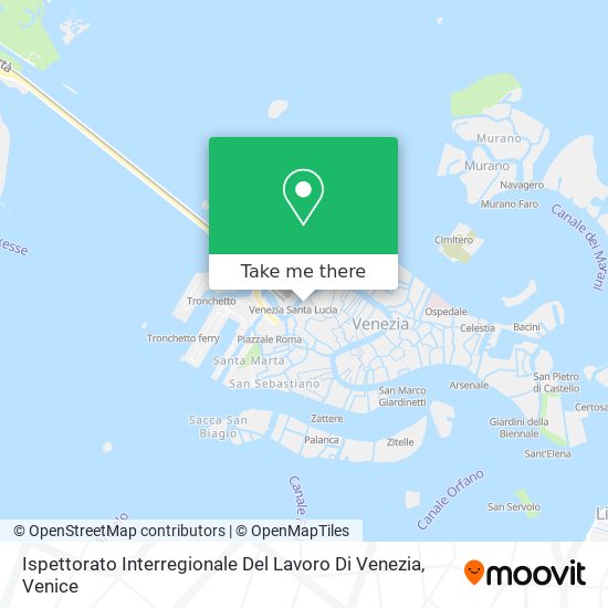 Ispettorato Interregionale Del Lavoro Di Venezia map