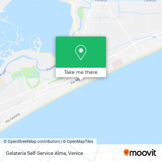 Gelateria Self-Service Alma map