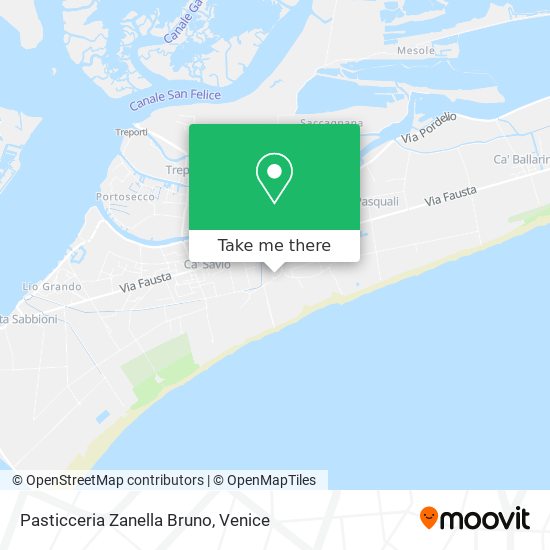 Pasticceria Zanella Bruno map