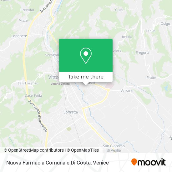 Nuova Farmacia Comunale Di Costa map