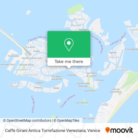 Caffè Girani Antica Torrefazione Veneziana map