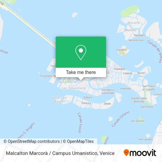 Malcalton Marcorà / Campus Umanistico map