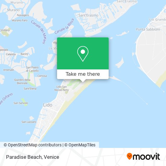 Paradise Beach map