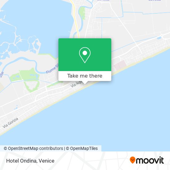 Hotel Ondina map