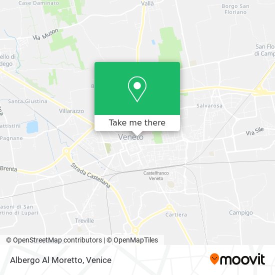Albergo Al Moretto map