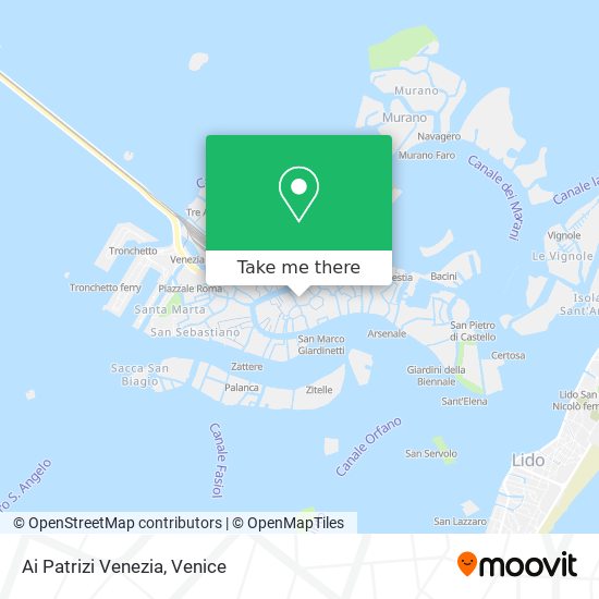 Ai Patrizi Venezia map