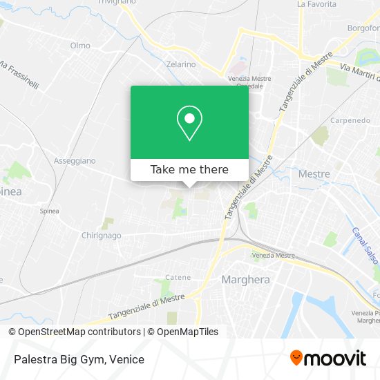 Palestra Big Gym map