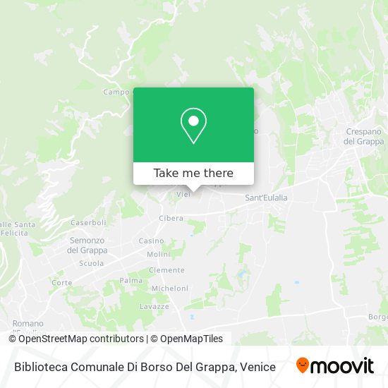 Biblioteca Comunale Di Borso Del Grappa map