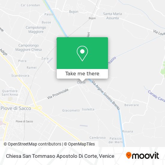 Chiesa San Tommaso Apostolo Di Corte map