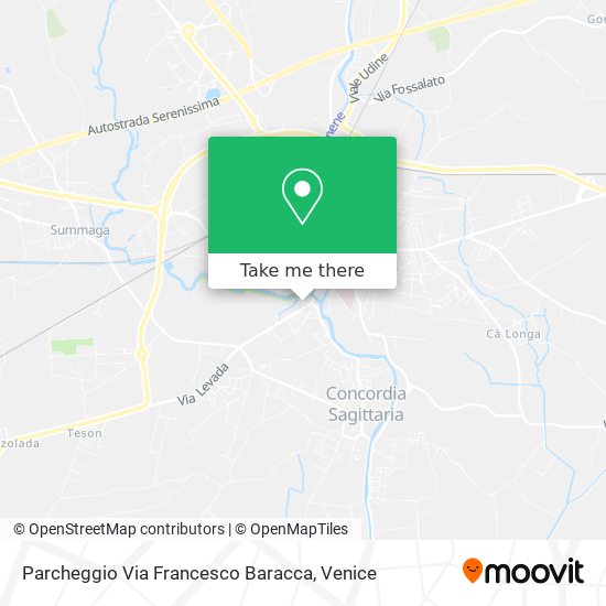 Parcheggio Via Francesco Baracca map