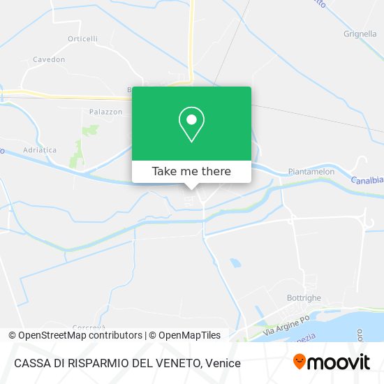 CASSA DI RISPARMIO DEL VENETO map
