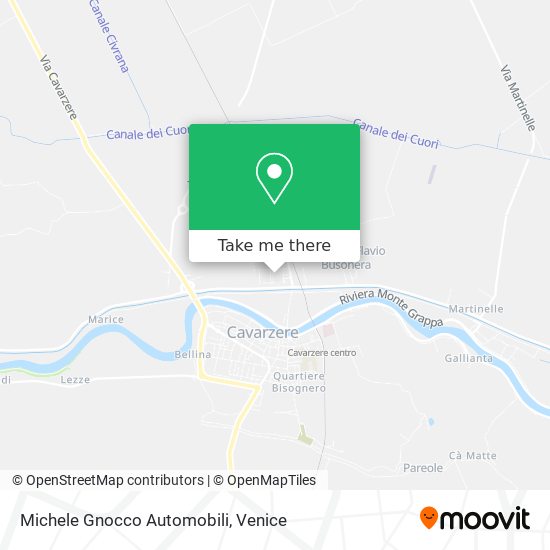 Michele Gnocco Automobili map