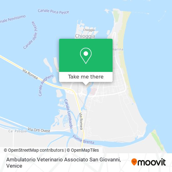 Ambulatorio Veterinario Associato San Giovanni map