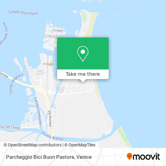 Parcheggio Bici Buon Pastore map