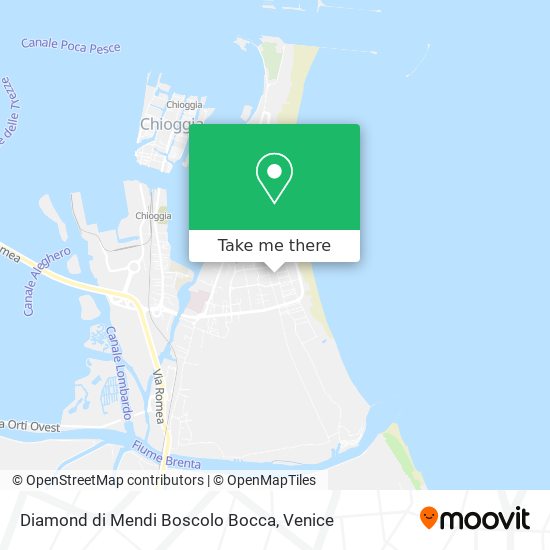 Diamond di Mendi Boscolo Bocca map