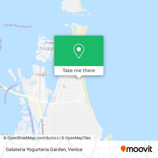 Gelateria Yogurteria Garden map