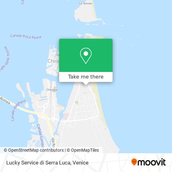 Lucky Service di Serra Luca map