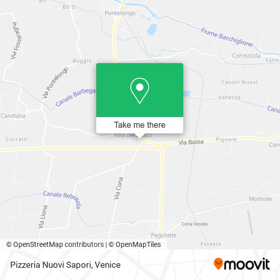 Pizzeria Nuovi Sapori map