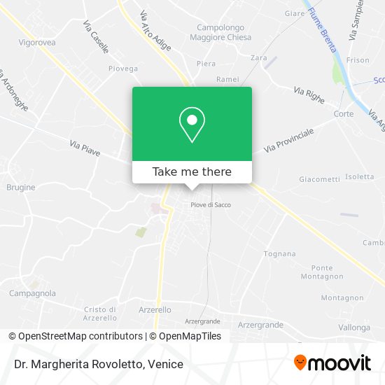 Dr. Margherita Rovoletto map