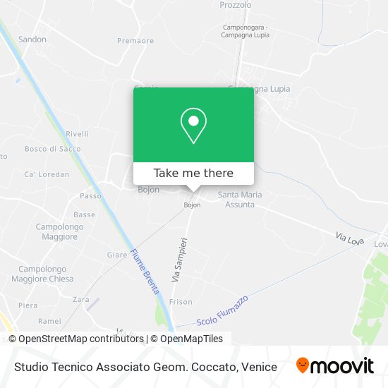 Studio Tecnico Associato Geom. Coccato map