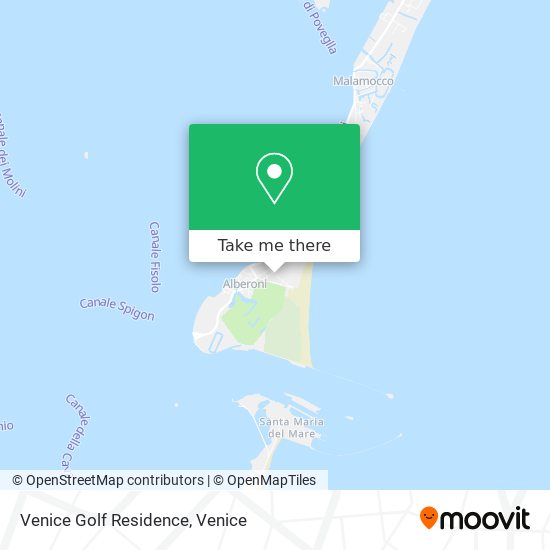 Venice Golf Residence map