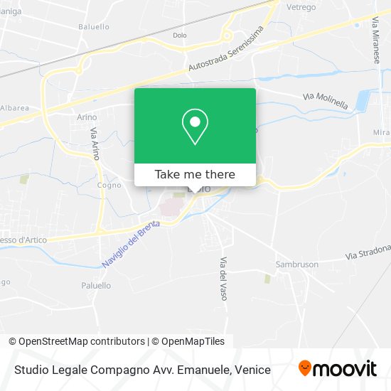 Studio Legale Compagno Avv. Emanuele map