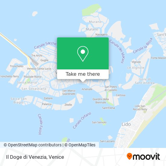 Il Doge di Venezia map