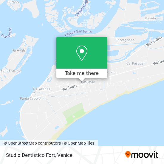Studio Dentistico Fort map