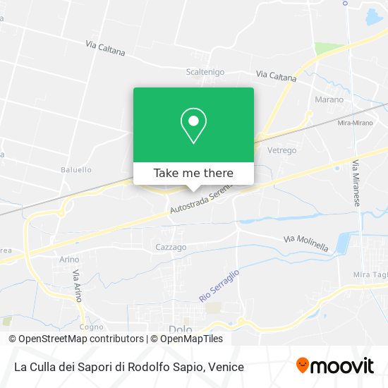 La Culla dei Sapori di Rodolfo Sapio map