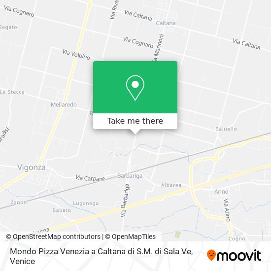 Mondo Pizza Venezia a Caltana di S.M. di Sala Ve map