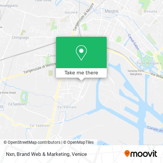 Nxn, Brand Web & Marketing map