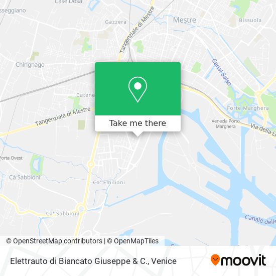 Elettrauto di Biancato Giuseppe & C. map