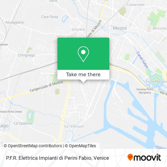 P.F.R. Elettrica Impianti di Perini Fabio map