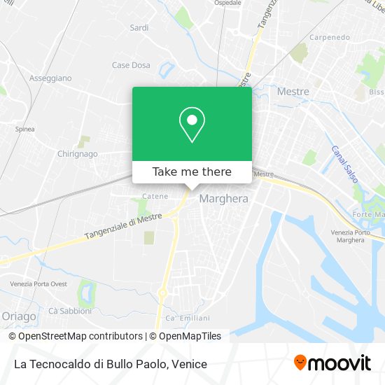 La Tecnocaldo di Bullo Paolo map