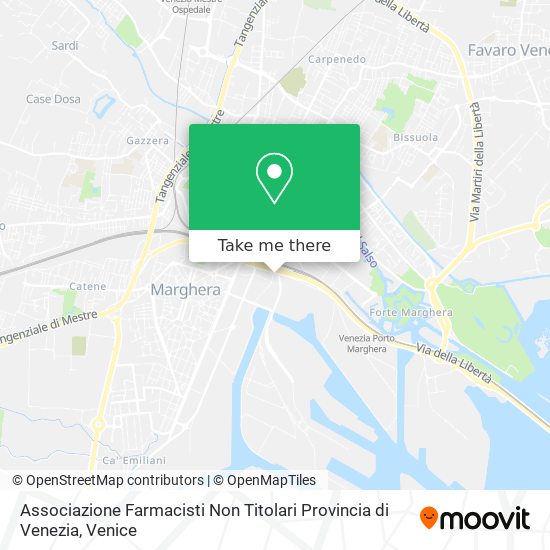 Associazione Farmacisti Non Titolari Provincia di Venezia map
